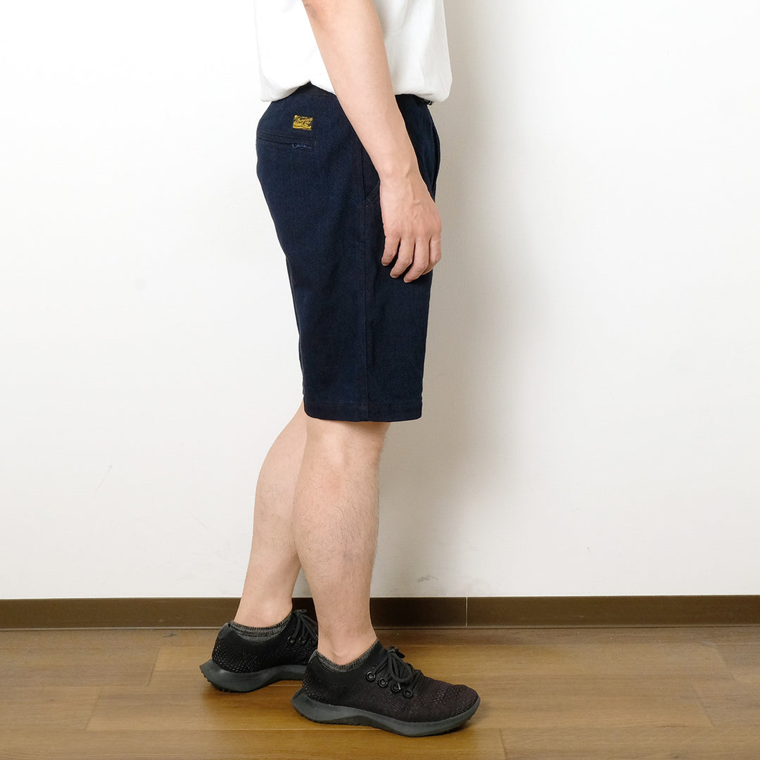BURGUS PLUS - Fes Shorts - Indigo Dobby - BP26304