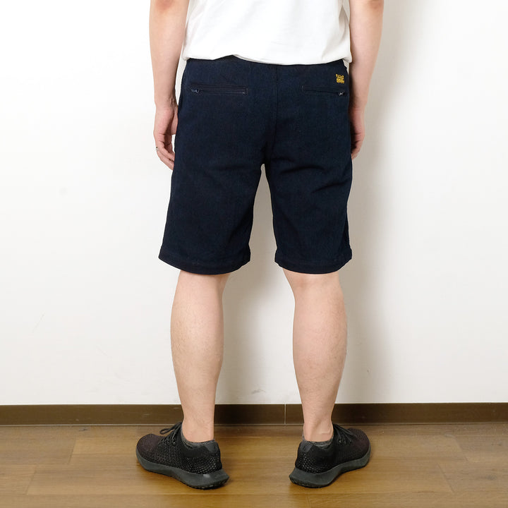 BURGUS PLUS - Fes Shorts - Indigo Dobby - BP26304