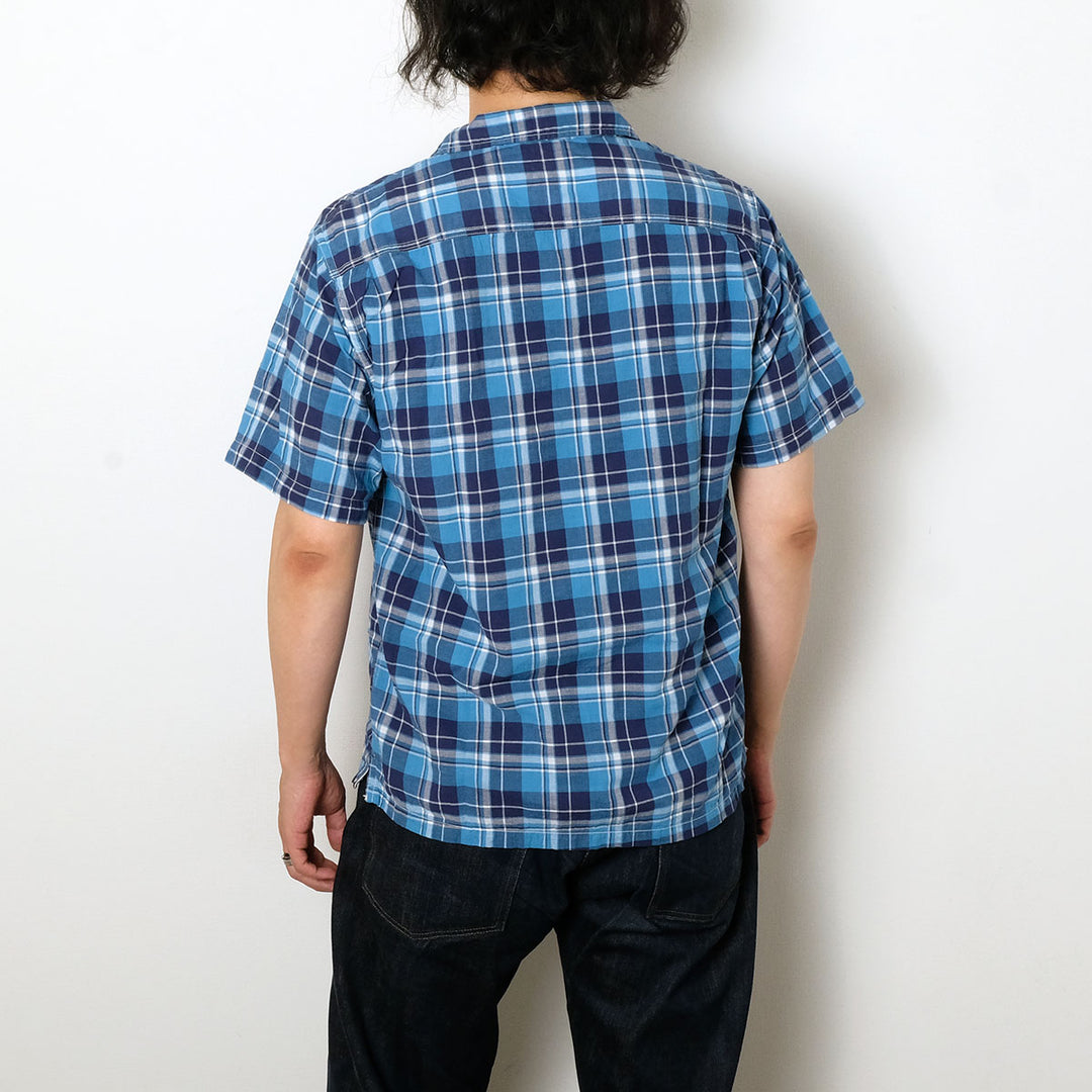 BURGUS PLUS - Open Collar Check Shirt - BP26505