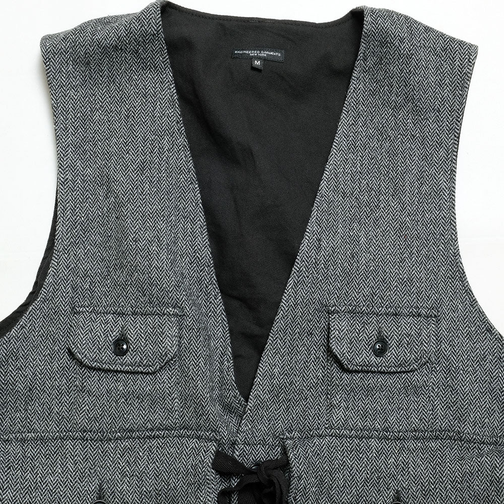Engineered Garments - Fowl Vest - Herringbone - NQ124
