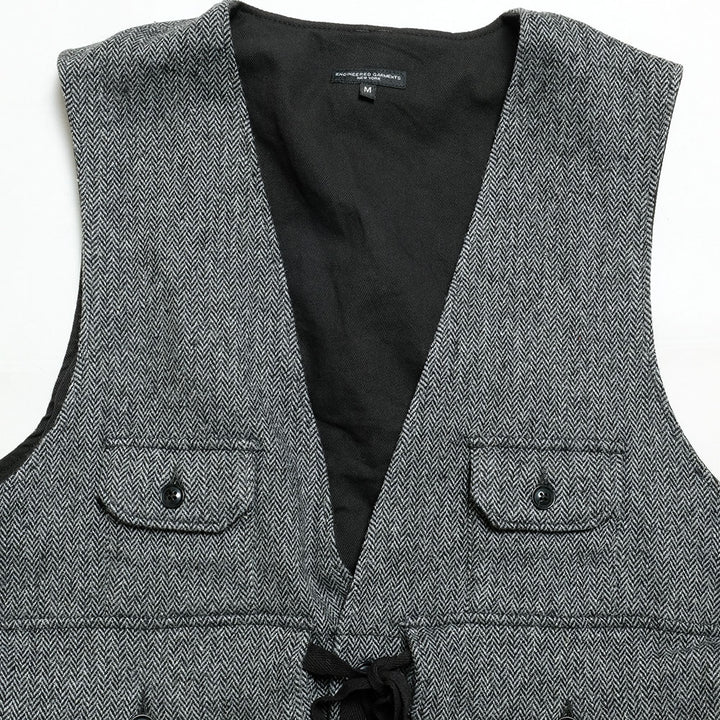 Engineered Garments - Fowl Vest - Herringbone - NQ124