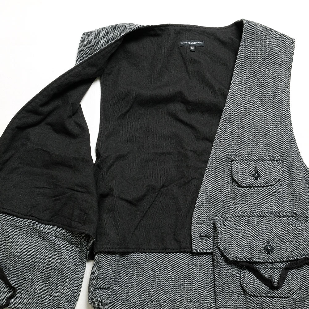 Engineered Garments - Fowl Vest - Herringbone - NQ124