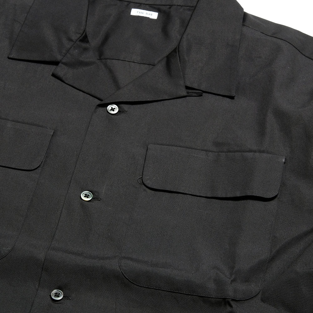 THE DAY - OPEN COLLAR SHIRT - D25WS-01001