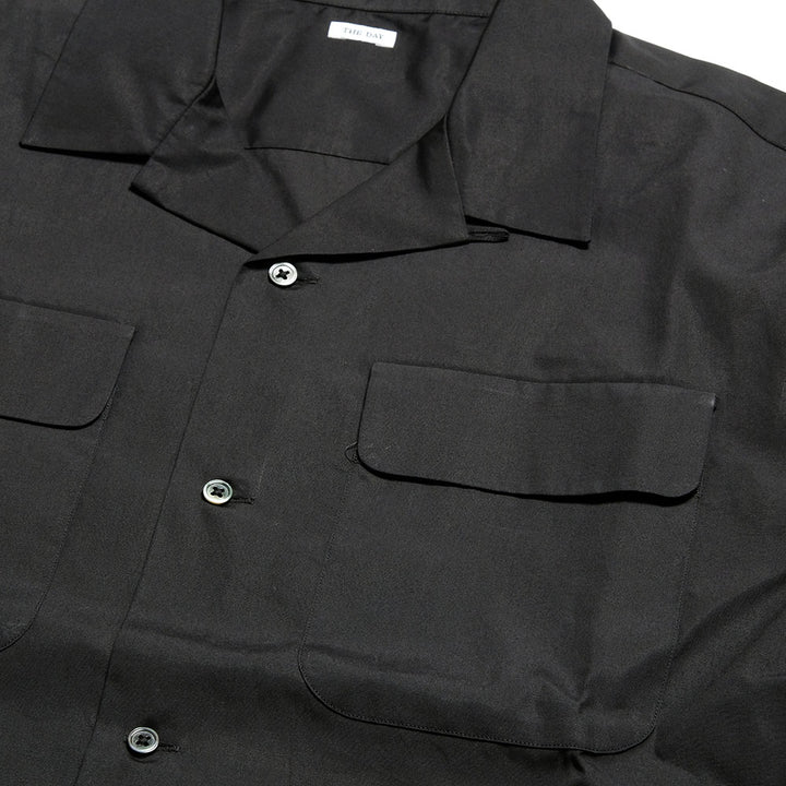 THE DAY - OPEN COLLAR SHIRT - D25WS-01001