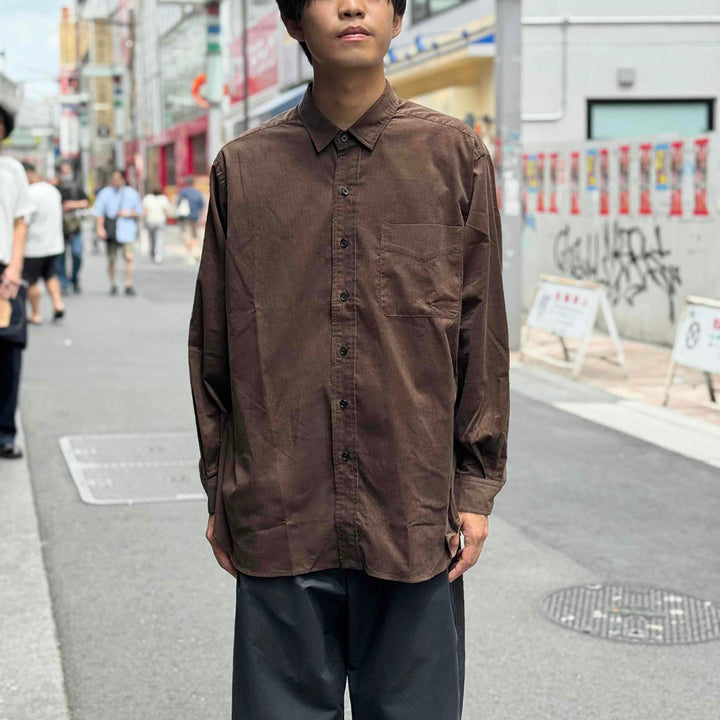 THE DAY - ORGANIC COTTON CORDUROY SHIRT - D26AW-01010