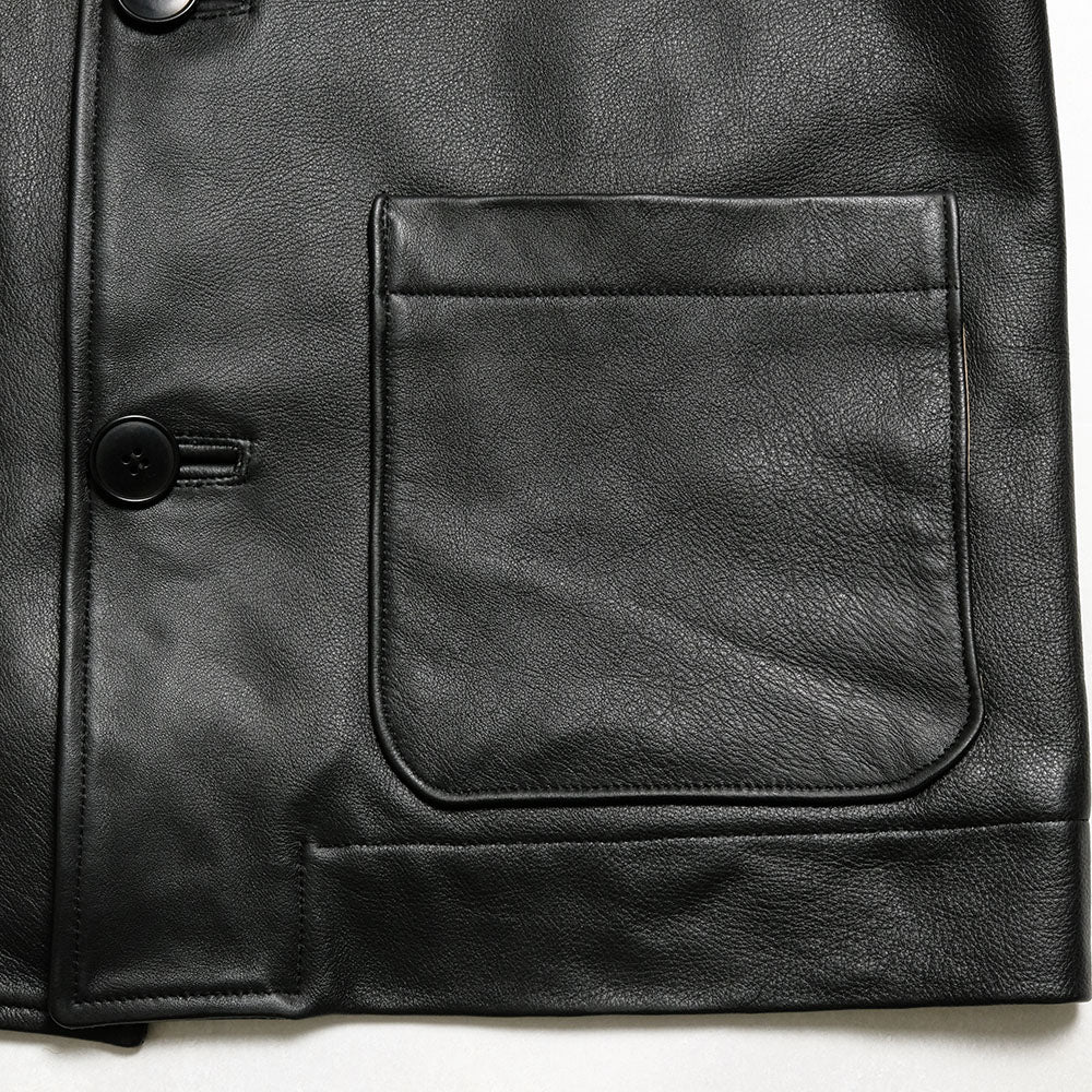 FRANK LEDER - Organic Dyed Buffalo Leather Jacket - FL-0522007