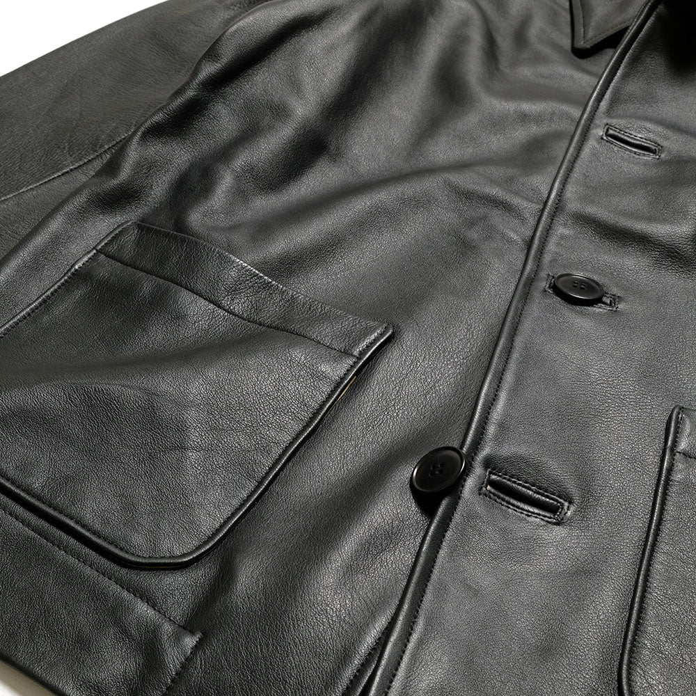 FRANK LEDER - Organic Dyed Buffalo Leather Jacket - FL-0522007