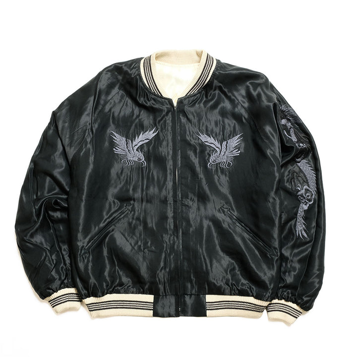 GOLD - ACETATE SOUVENIR JACKET - DRAGON - GL15852