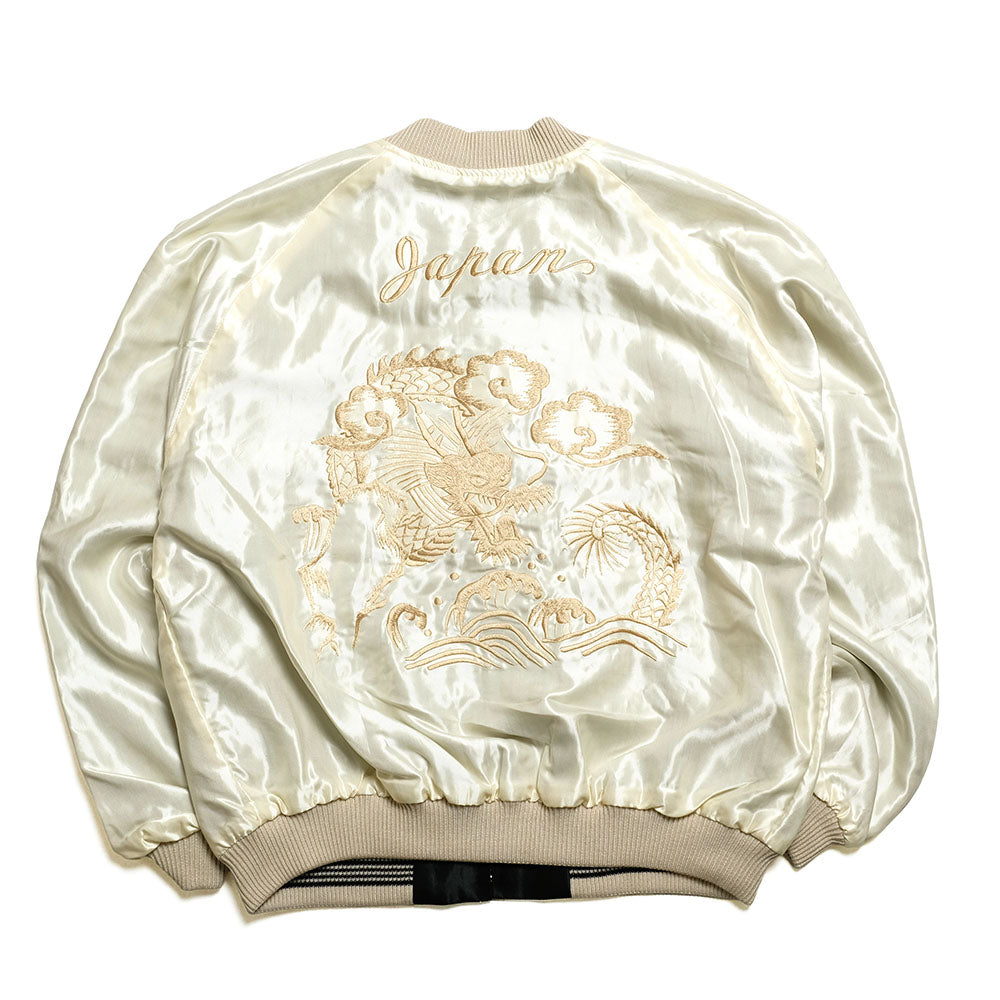 GOLD - ACETATE SOUVENIR JACKET - DRAGON - GL15852