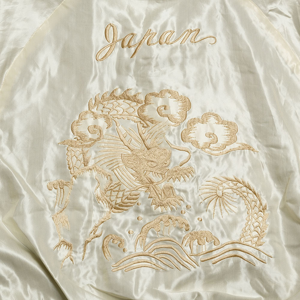 GOLD - ACETATE SOUVENIR JACKET - DRAGON - GL15852