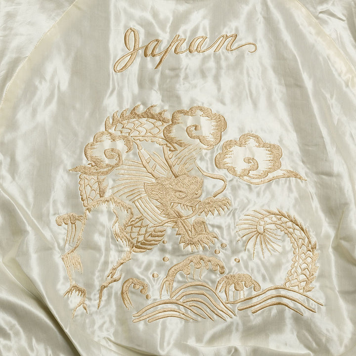 GOLD - ACETATE SOUVENIR JACKET - DRAGON - GL15852