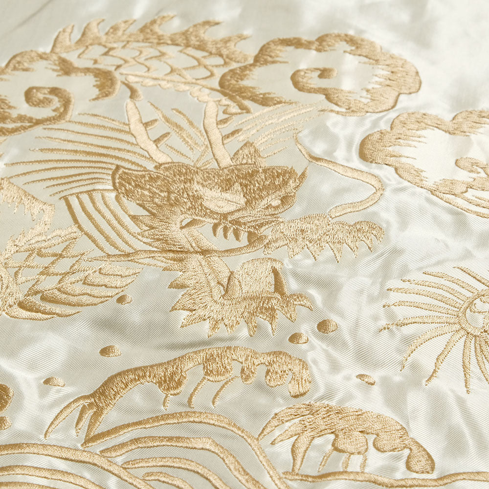 GOLD - ACETATE SOUVENIR JACKET - DRAGON - GL15852