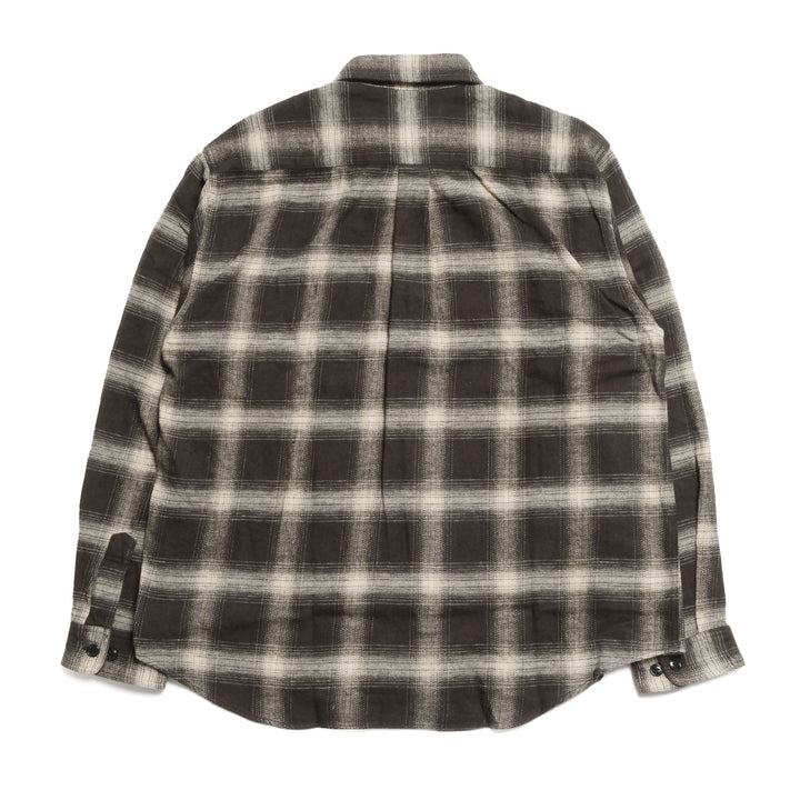 GOLD - SOFT NEL PLAID REGULAR COLLAR SHIRT - GL29755