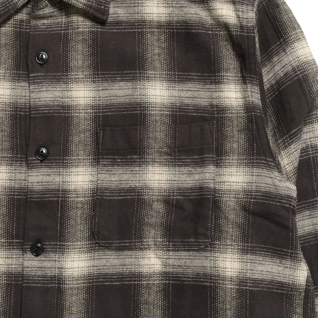 GOLD - SOFT NEL PLAID REGULAR COLLAR SHIRT - GL29755