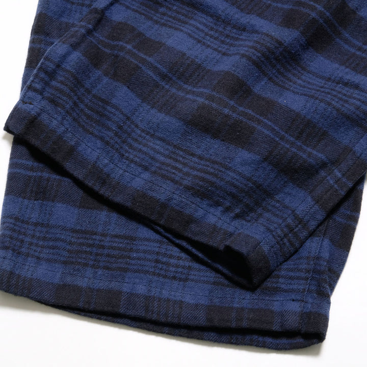 GOLD - COTTON NEL CHECK EASY PANTS - GL42404