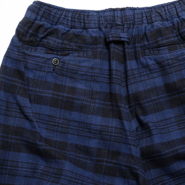 GOLD - COTTON NEL CHECK EASY PANTS - GL42404