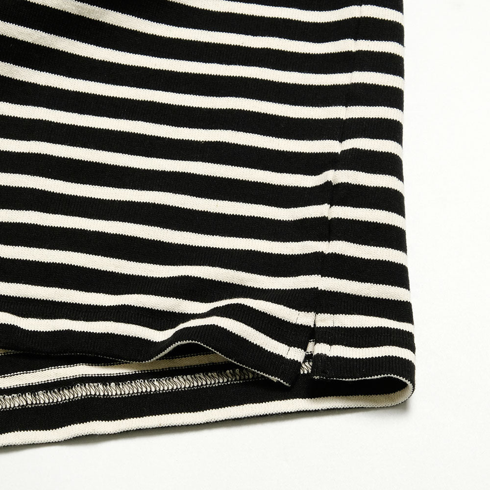 BURGUS PLUS - S/S Shawl Collar Border Polo Shirt - HBP-011BD