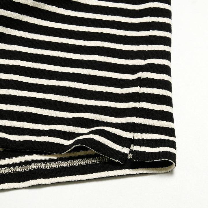 BURGUS PLUS - S/S Shawl Collar Border Polo Shirt - HBP-011BD