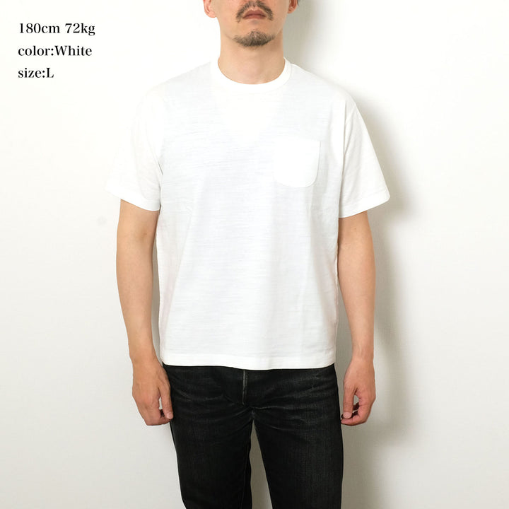BURGUS PLUS - Slub Pocket Tee - HBP-027