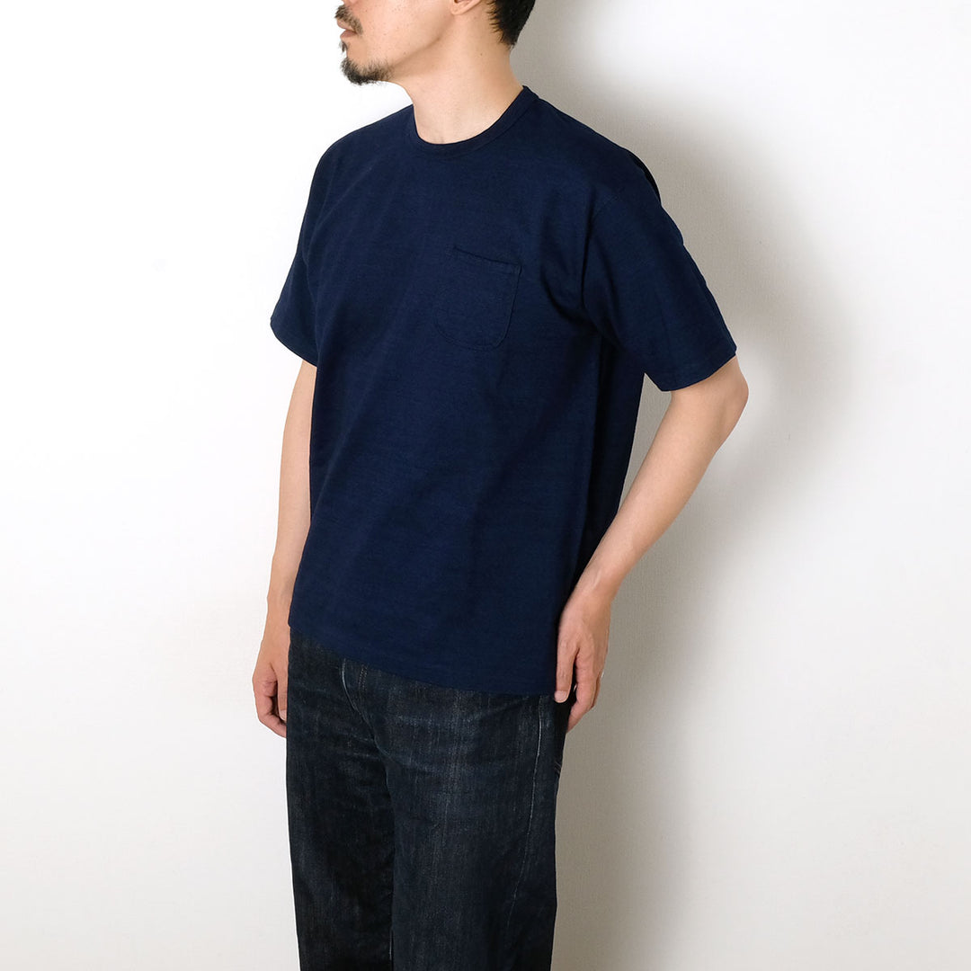 BURGUS PLUS - Indigo Pocket Tee - HBP-029A