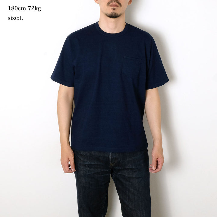BURGUS PLUS - Indigo Pocket Tee - HBP-029A