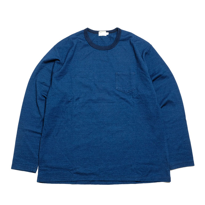 BURGUS PLUS - Indigo Long Sleeve T-Shirt - HBP-032