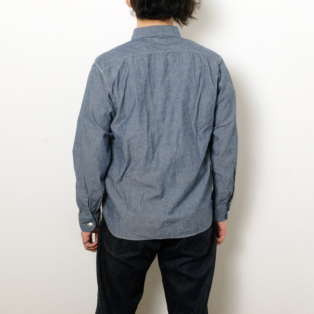 BURGUS PLUS - Chambray Work Shirt - HBP-300CH