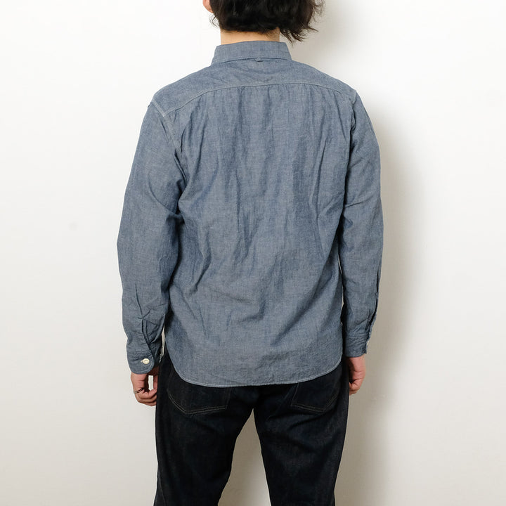 BURGUS PLUS - Chambray Work Shirt - HBP-300CH