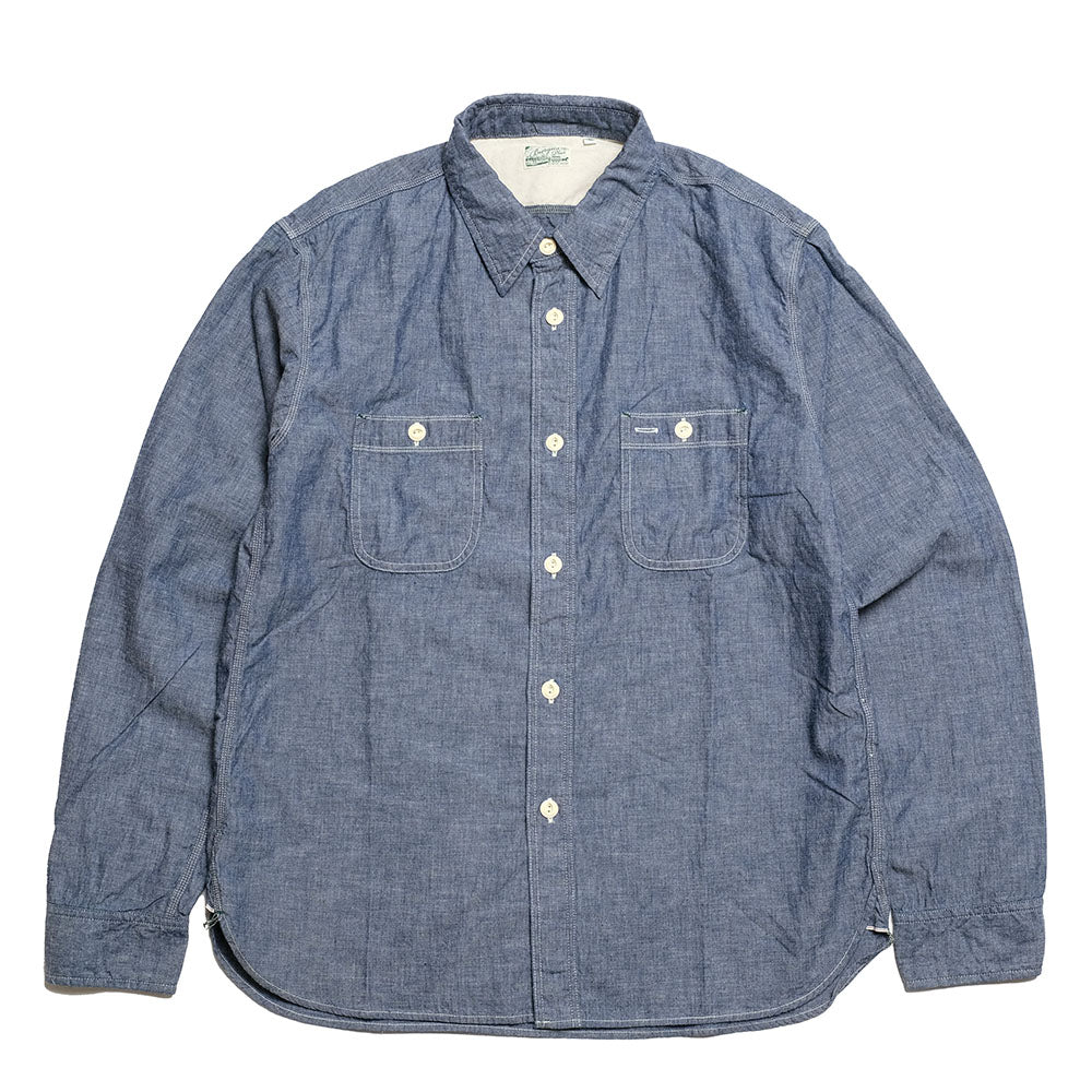 BURGUS PLUS - Chambray Work Shirt - HBP-300CH