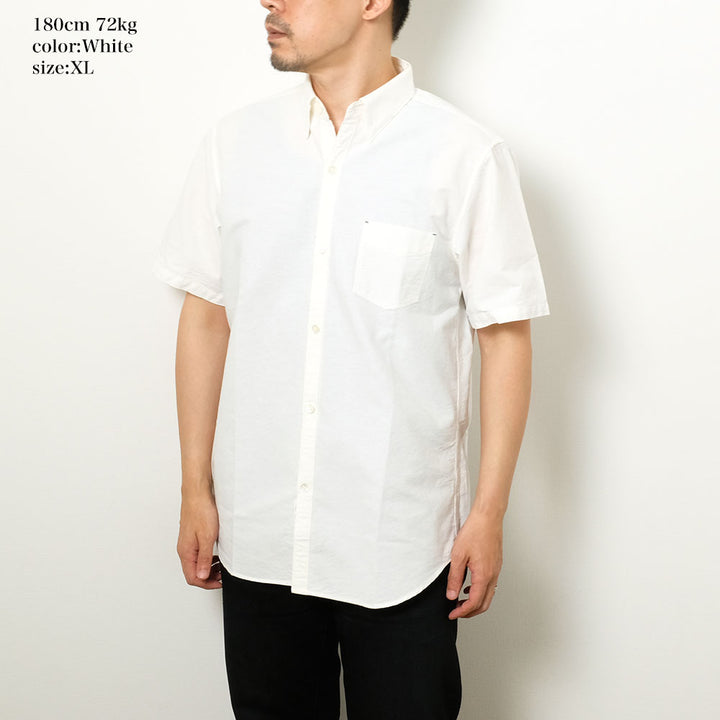 BURGUS PLUS - S/S Oxford BD Shirt - HBP-303BS
