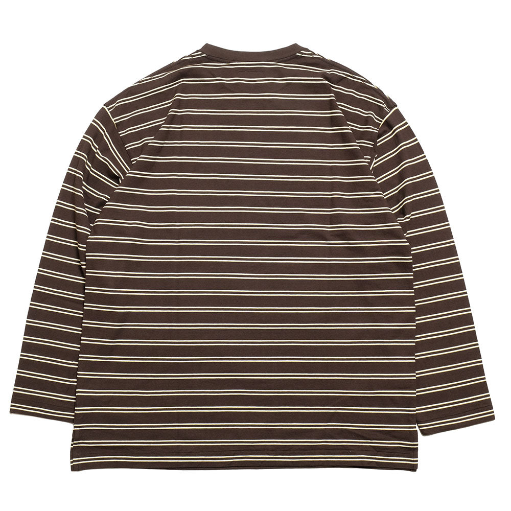 KAPTAIN SUNSHINE - Hard Twisted Stripe Jersey L/S Tee - KS26SCS07