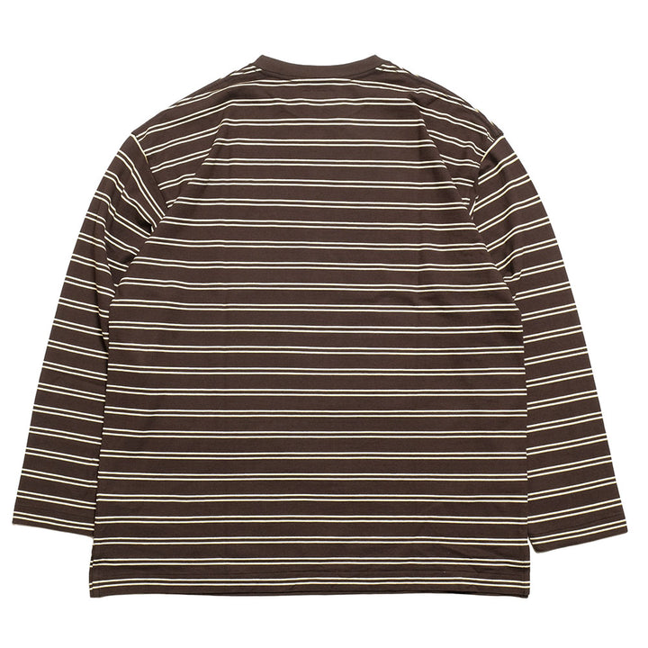 KAPTAIN SUNSHINE - Hard Twisted Stripe Jersey L/S Tee - KS26SCS07