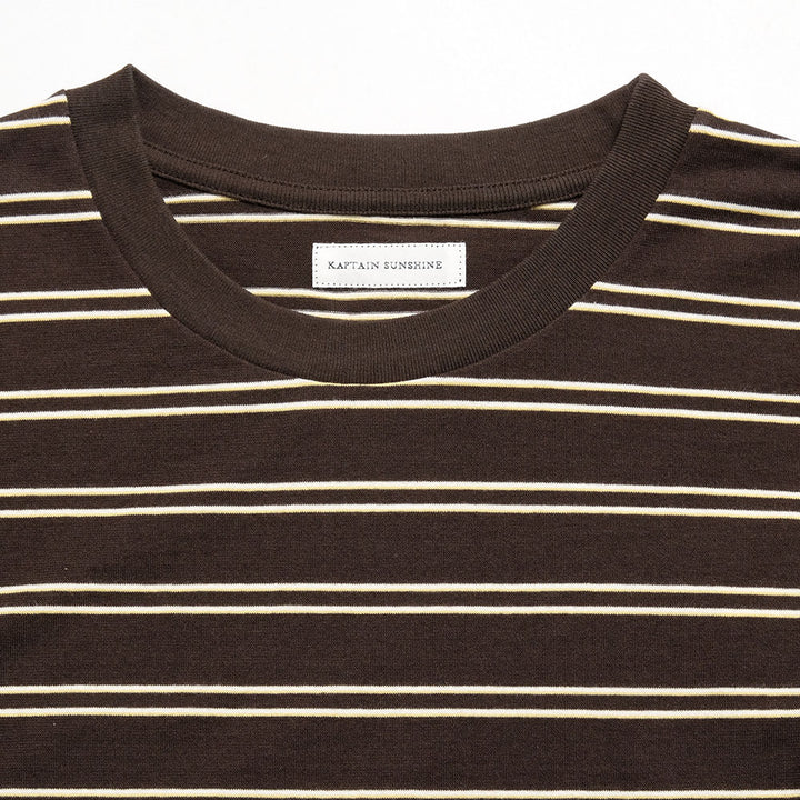 KAPTAIN SUNSHINE - Hard Twisted Stripe Jersey L/S Tee - KS26SCS07