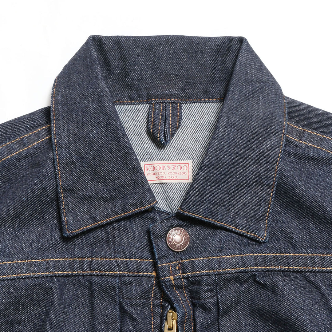 KOOKYZOO - DINNER JEAN JACKET - ONE WASH - KZF6-06-1