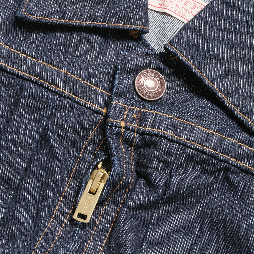 KOOKYZOO - DINNER JEAN JACKET - ONE WASH - KZF6-06-1