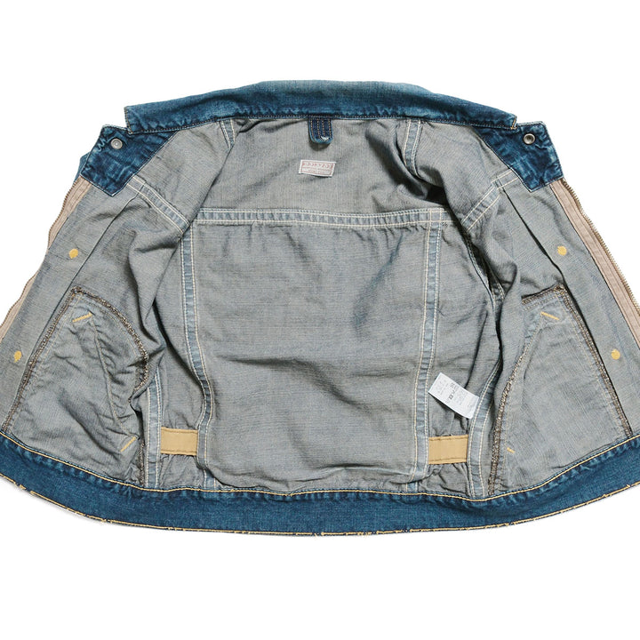 KOOKYZOO - DINNER JEAN JACKET - USED WASH - KZF6-06-2