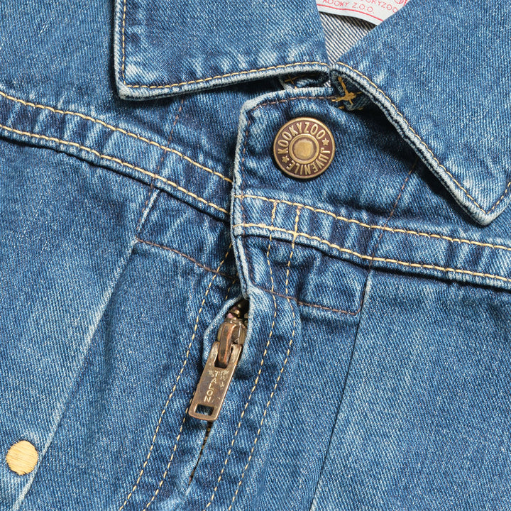 KOOKYZOO - DINNER JEAN JACKET - USED WASH - KZF6-06-2