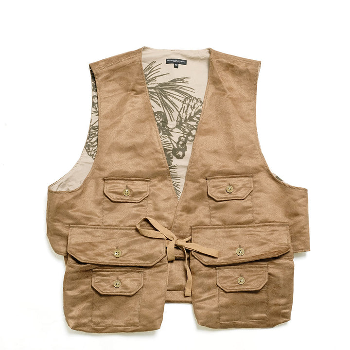 Engineered Garments - Fowl Vest - Polyester Fake Suede - NQ123