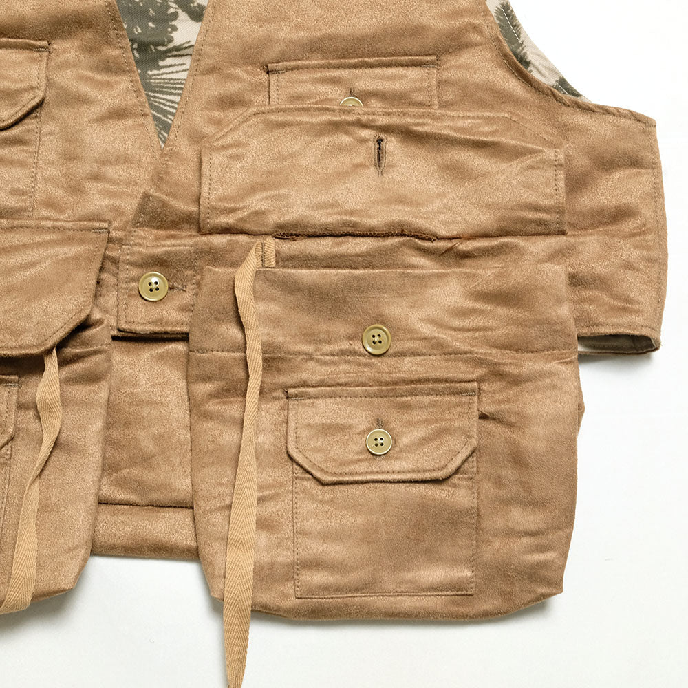 Engineered Garments - Fowl Vest - Polyester Fake Suede - NQ123