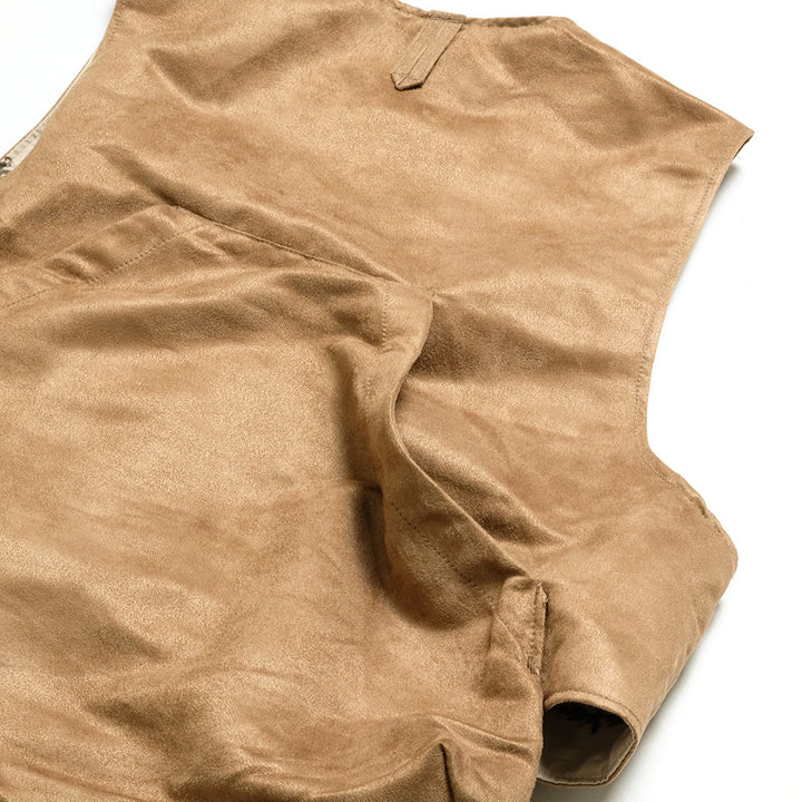 Engineered Garments - Fowl Vest - Polyester Fake Suede - NQ123