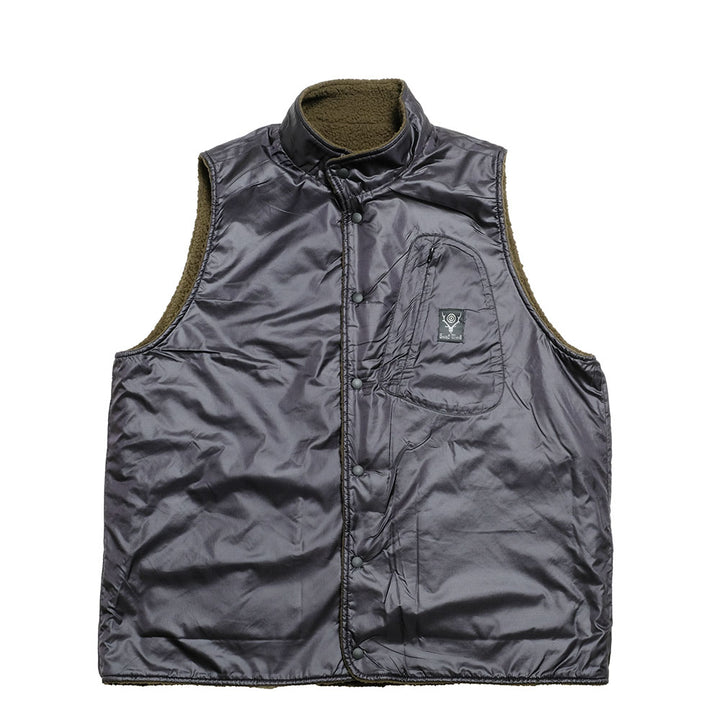 SOUTH2 WEST8 - Reversible Vest - Poly Fleece / Nylon Ripstop - NS738