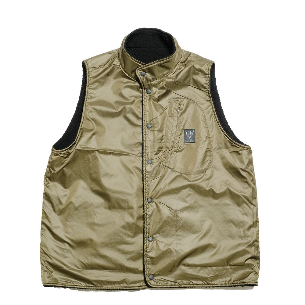 SOUTH2 WEST8 - Reversible Vest - Poly Fleece / Nylon Ripstop - NS738