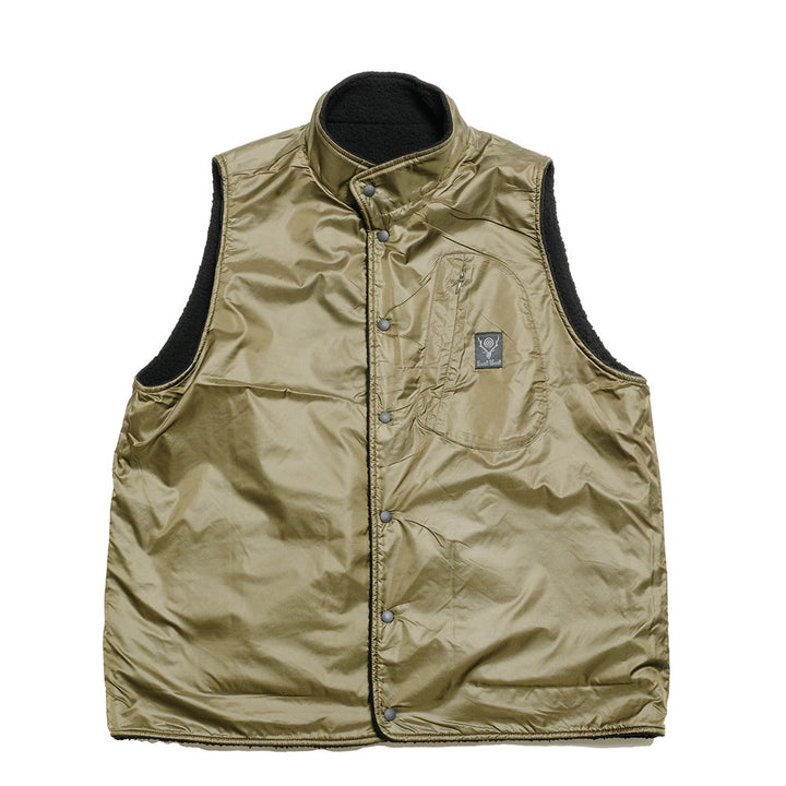 SOUTH2 WEST8 - Reversible Vest - Poly Fleece / Nylon Ripstop - NS738