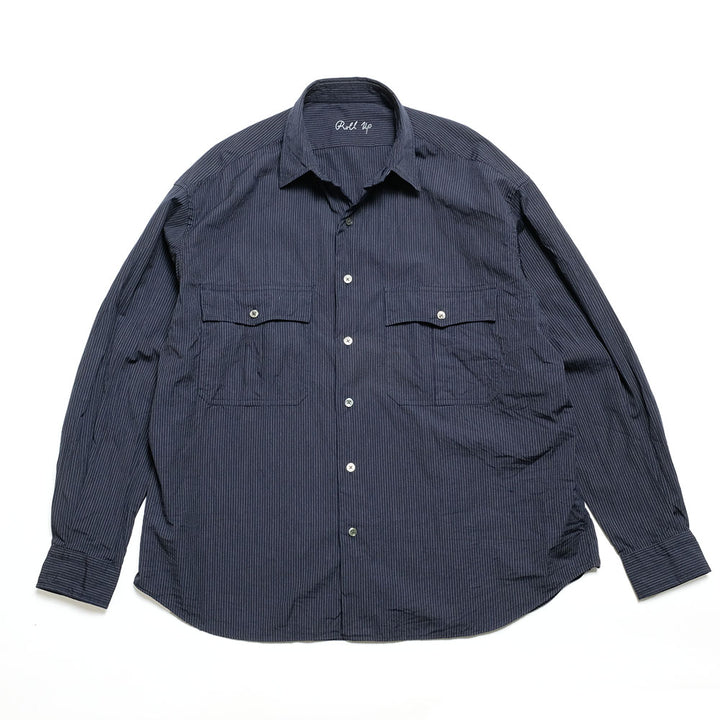 Porter Classic - ROLL UP PIN STRIPE SHIRT - PC-016-2757