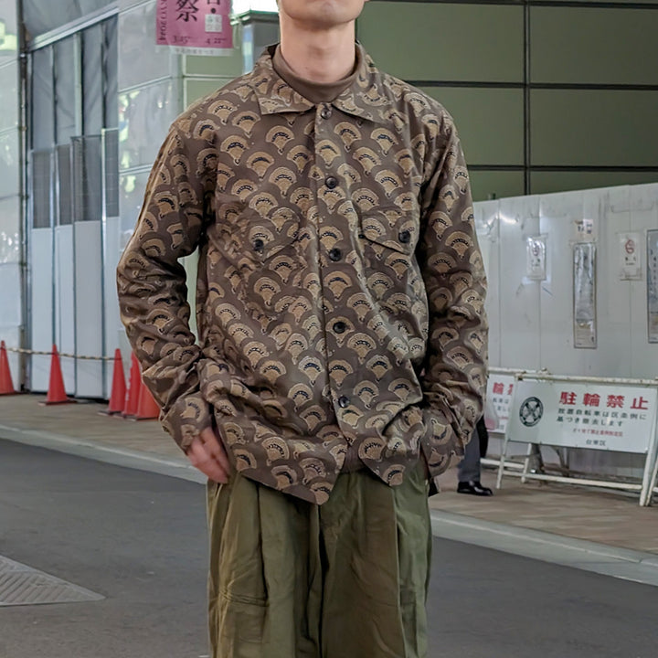 SOUTH2 WEST8 - Smokey Shirt - Cotton Cloth / Batik Printed - OT552