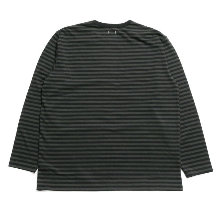 nanamica - COOLMAX Stripe Jersey L/S Tee - S25SH119