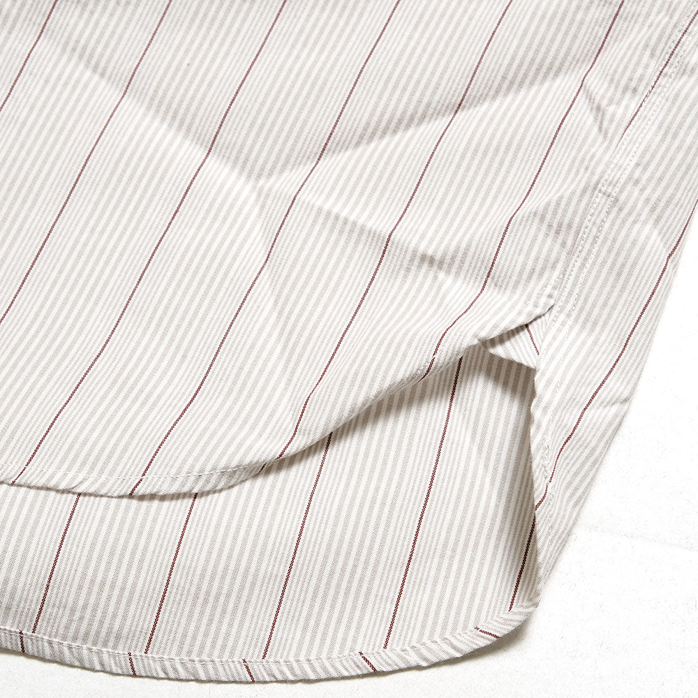 nanamica - Regular Collar Stripe Wind Shirt - S26SG086