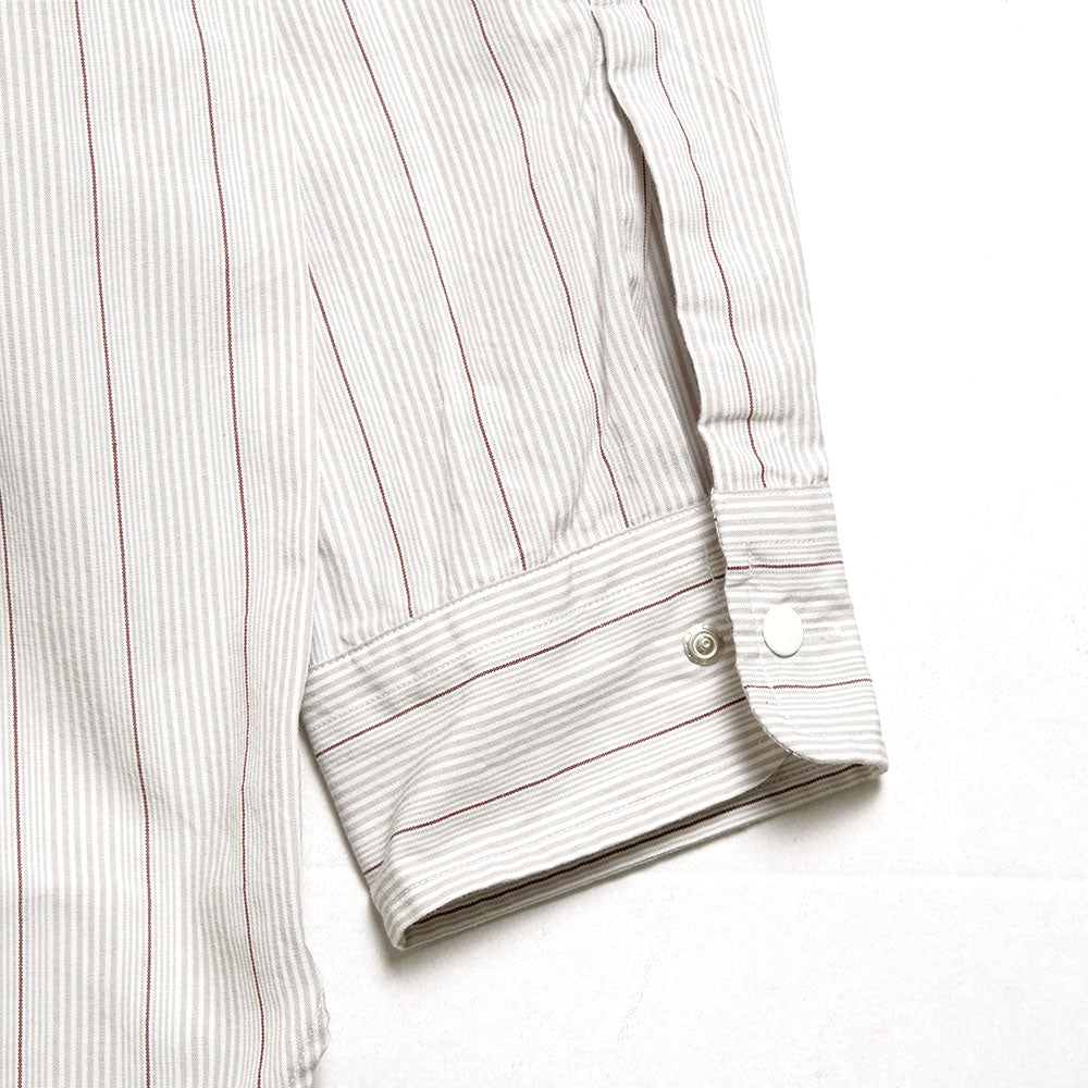 nanamica - Regular Collar Stripe Wind Shirt - S26SG086