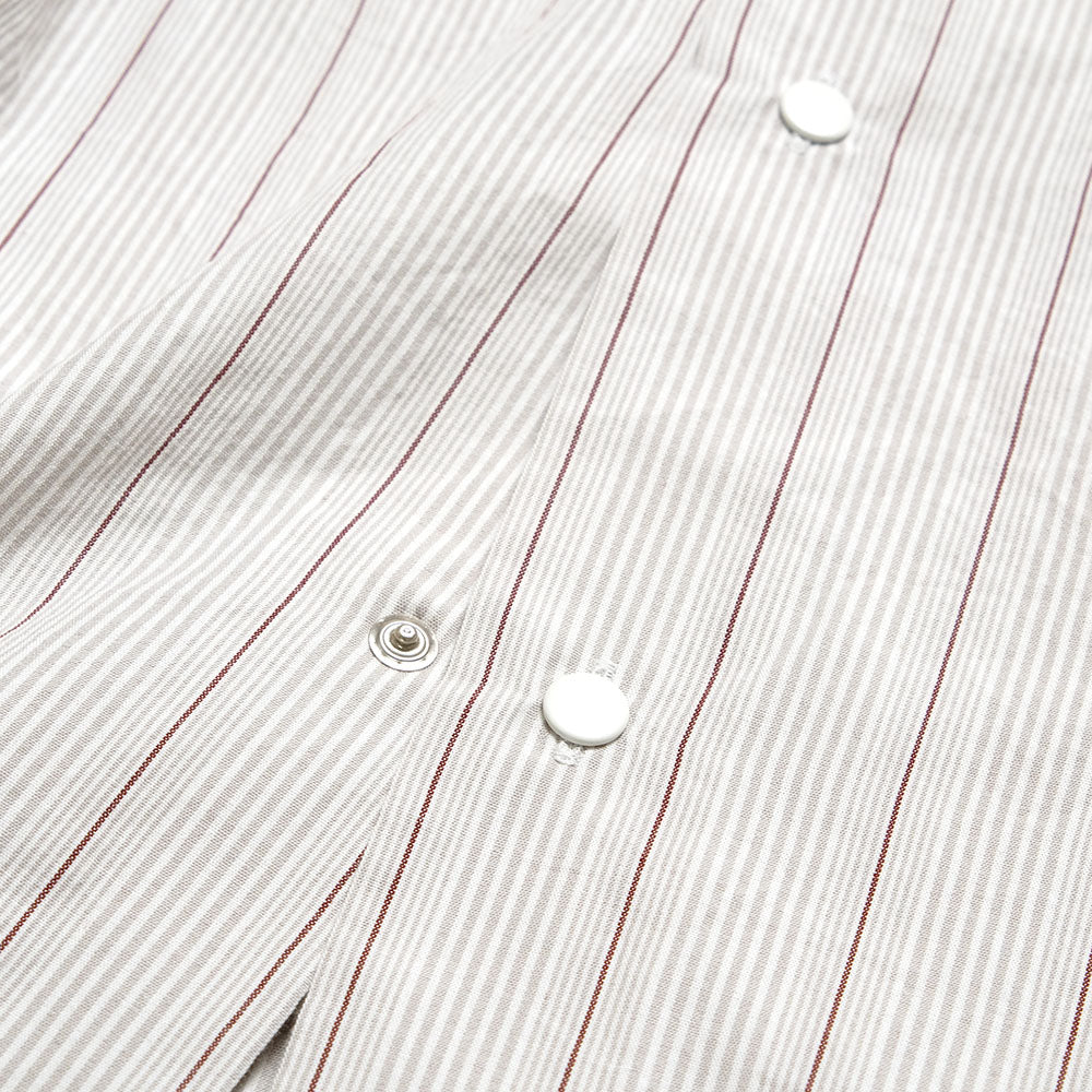 nanamica - Regular Collar Stripe Wind Shirt - S26SG086