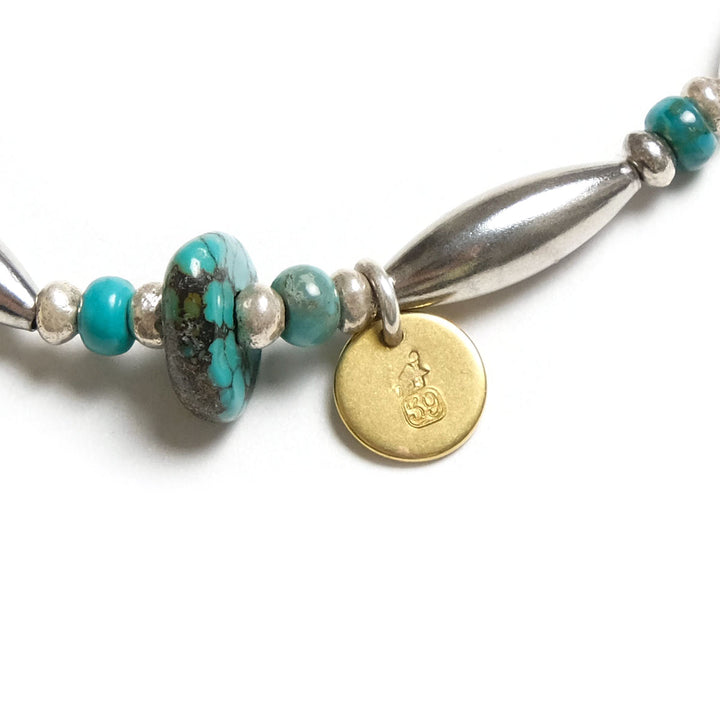 【SUN HOUSE 別注】SunKu - Pipe Beads Bracelet - Turquoise - SKSH26-01-TQ